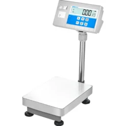 AE Adam Bodenwaage mit Hochanzeige und Einbaudrucker für Etiketten oder Barcodes 32 kg / Lesbarkeit 1 g