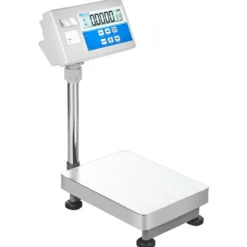 AE Adam Bodenwaage mit Hochanzeige und Einbaudrucker für Etiketten oder Barcodes 8 kg / Lesbarkeit 0,1 g