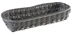 APS Besteckkorb -ECONOMIC- Horizontal, anthrazit, 27 x 10 cm, H: 4,5 cm
