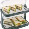 APS Buffet-Vitrine -DOPPELDECKER-44 x 32 cm, H: 44 cm