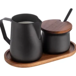 APS Milch- und Zucker-Set, schwarz