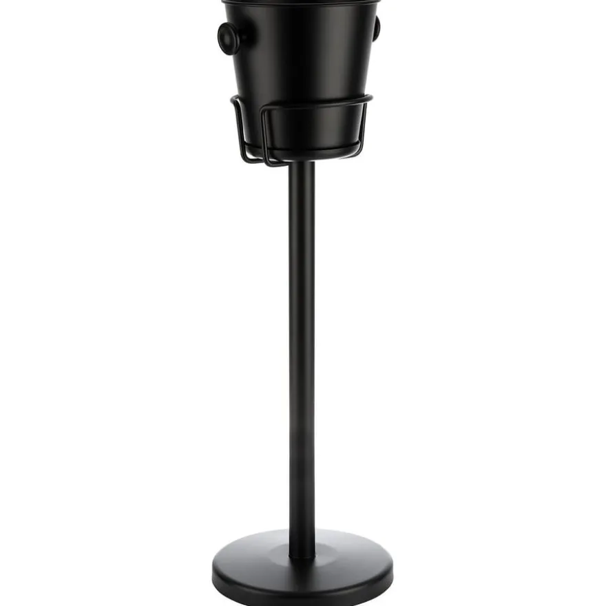 APS Ständer für Wein- / Sektkühler, schwarz, Ø 19,5 / 26,5 cm