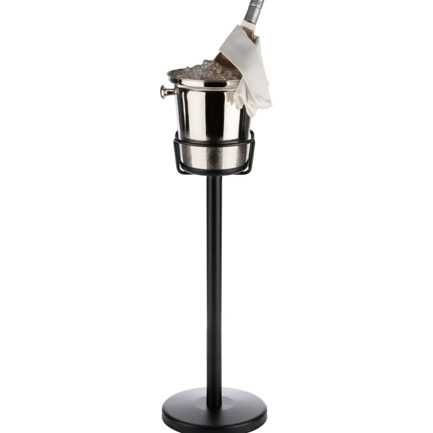 APS Ständer für Wein- / Sektkühler, schwarz, Ø 19,5 / 26,5 cm