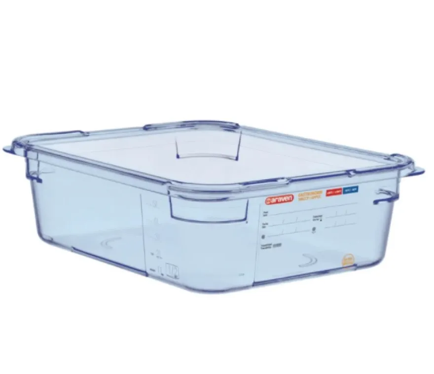 Araven GN1/2 Lebensmittelbehälter blau 100 mm