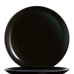 Arcoroc Evolutions Black Coupteller flach 27 cm, schwarz
