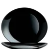 Arcoroc Evolutions Black Steakteller 30 x 26 cm, schwarz