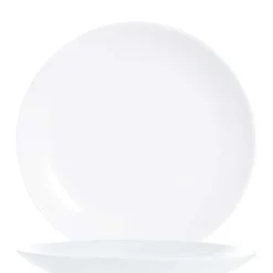 Arcoroc Evolutions White Coupteller flach 19 cm, weiß