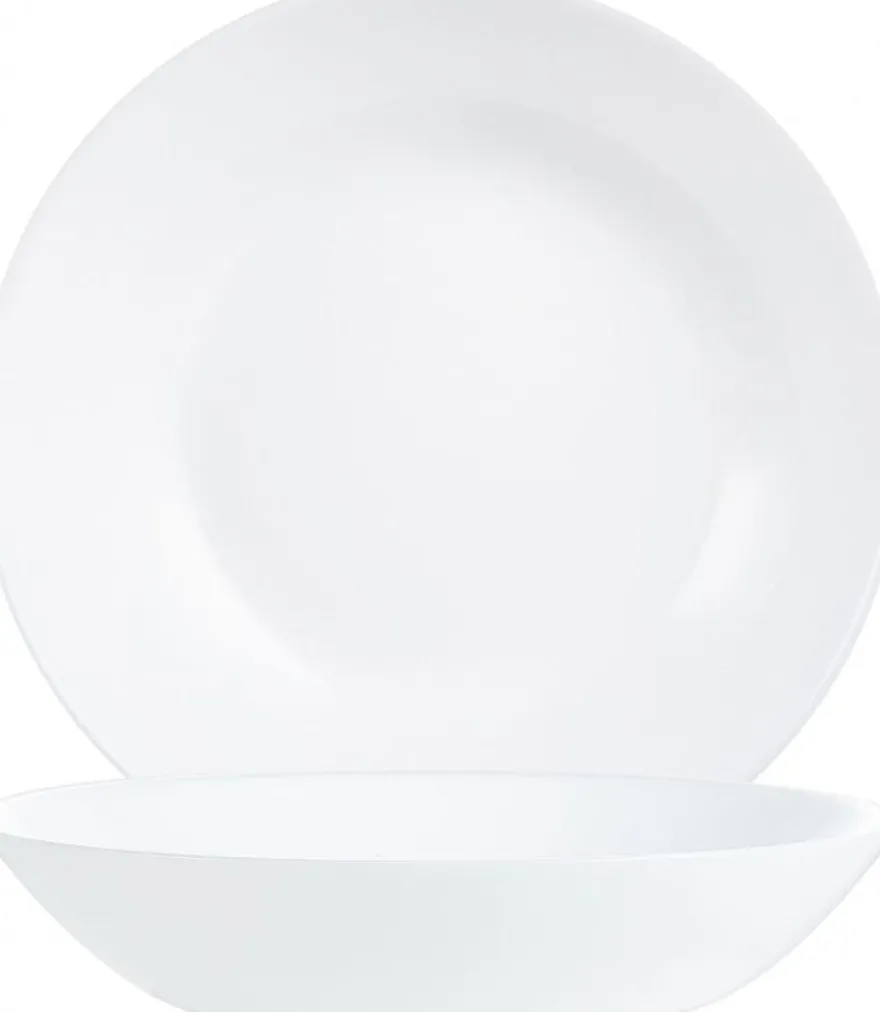 Arcoroc Evolutions White Coupteller tief 20 cm, weiß
