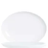 Arcoroc Evolutions White Platte oval 33 x 25 cm, weiß