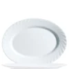 Arcoroc Platte oval, Arcoroc Trianon Uni weiß, 29cm