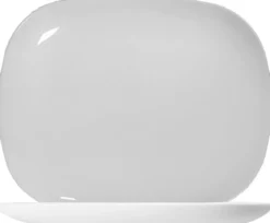 Arcoroc Solutions White Burgerplatte rechteckig 28 x 23 cm, weiß