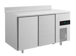 A&S Kühltisch -2 bis +8°C 1400x700x850mm mit 2 Türen u. Aufkantung