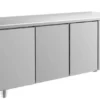 A&S Kühltisch -2 bis +8°C 1865x700x850mm mit 3 Türen (3TTT)