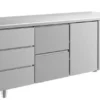 A&S Kühltisch -2 bis +8°C 1865x700x850mm mit 1x Tür, 1x zwei Schubladen und 1x drei Schubladen (3DZT)
