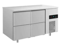 A&S Kühltisch -2 bis +8°C 1400x700x850mm mit 2x zwei Schubladen