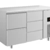 A&S Kühltisch -2 bis +8°C 1400x700x850mm mit 1x zwei Schubladen und 1x drei Schubladen (2ZD)