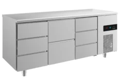 A&S Kühltisch -2 bis +8°C 1865x700x850mm mit 1x zwei Schubladen und 2x drei Schubladen (3DZD)