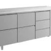 A&S Kühltisch -2 bis +8°C 1865x700x850mm mit 2x zwei Schubladen und 1x drei Schubladen (3ZZD)