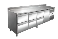 A&S Kühltisch VIP 600 1/6 2230 mm, mit Aufkantung