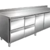 A&S Kühltisch VIP 600 2/4 2230 mm, mit Aufkantung