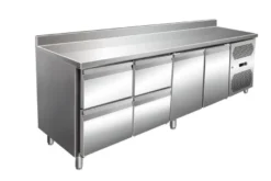 A&S Kühltisch VIP 600 2/4 2230 mm, mit Aufkantung