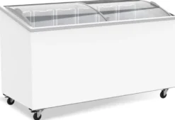 A&S Tiefkühltruhemit Glasschiebedeckeln, 461 Liter, 6 Körbe
