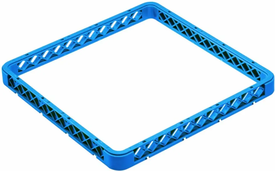 Aufsatz ohne Aufteilung für Spülkorb 500x500 mm, blau