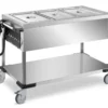 Bain-Marie Wagen PROFI mit abnehmbarer Wanne 3x GN 1/1