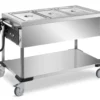 Bain-Marie Wagen PROFI mit Trockenheizung 3x GN 1/1