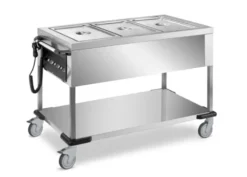Bain-Marie Wagen PROFI 4x GN 1/1 mit separaten Becken