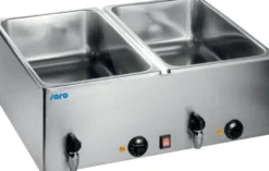 Bain Marie 160 2x1/1 GN, 150 mm, mit Hahn