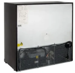 Barkühlschrank ECO 230 mit Schiebetüren schwarz, LED Beleuchtung, unterbaubar