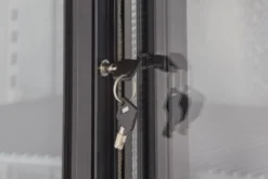 Barkühlschrank ECO 230 mit Schiebetüren schwarz, LED Beleuchtung, unterbaubar