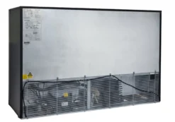 Barkühlschrank ECO 350 mit Schiebetüren schwarz, LED Beleuchtung, unterbaubar