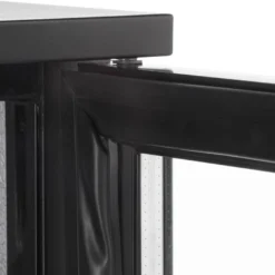 Barkühlschrank ECO 130 schwarz, LED Beleuchtung, unterbaubar