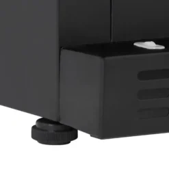 Barkühlschrank ECO 130 schwarz, LED Beleuchtung, unterbaubar