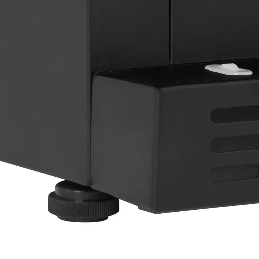 Barkühlschrank ECO 130 schwarz, LED Beleuchtung, unterbaubar