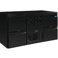 Barkühltisch Polar 0/4 mit Weinflaschenkühlbereich