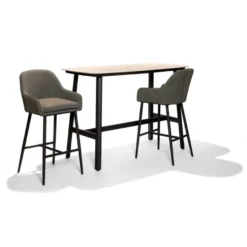barths Belfort Bartisch 160 x 80 cm - Anthrazit