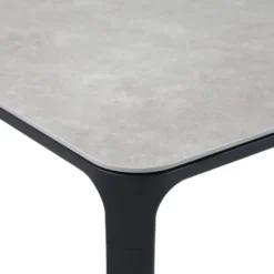 barths Belfort rechteckiger Dining-Tisch 140 x 90 cm - Anthrazit