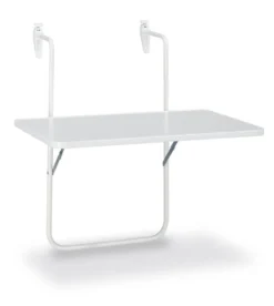 barths Boy – Balkonhängetisch 60x40 cm Weiß