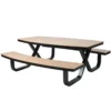 barths Buddy – Picknicktisch Polywood-Schwarz