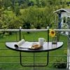 barths Butler – Balkonhängetisch 100x50 cm Anthrazit