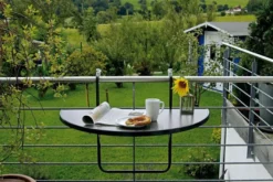 barths Butler – Balkonhängetisch 100x50 cm Anthrazit