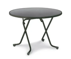 barths Dublin – Klapptisch rund 100 cm Anthrazit