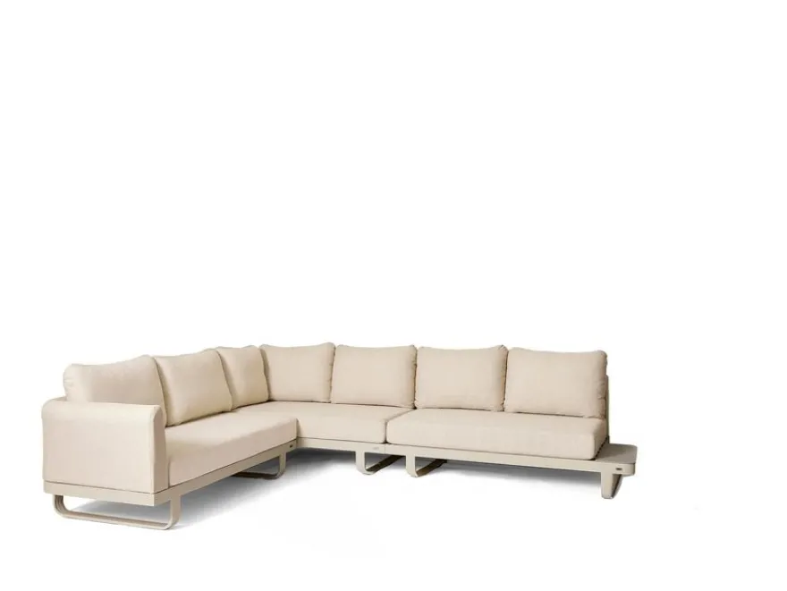 barths Fellow – Lounge-Set mit 3 Beistelltischen Sand