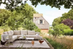 barths Fellow – Lounge-Set mit 3 Beistelltischen Sand