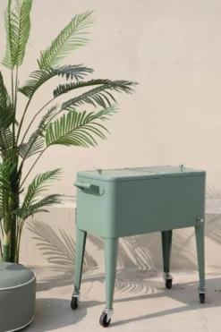 barths Icy Kühlbox auf Rädern – Grün
