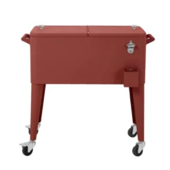barths Icy Kühlbox auf Rädern – Terracotta