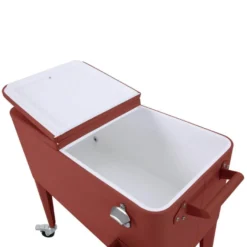 barths Icy Kühlbox auf Rädern – Terracotta